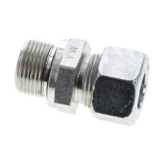 15L & M22x1.5 Zink plated Steel Straight Cutting Fitting with Male Threads 315 bar NBR ISO 8434-1