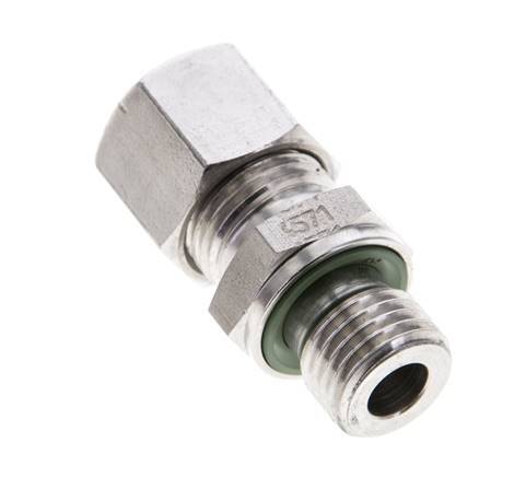 10L & M14x1.5 Stainless Steel Straight Cutting Fitting with Male Threads 315 bar FKM ISO 8434-1