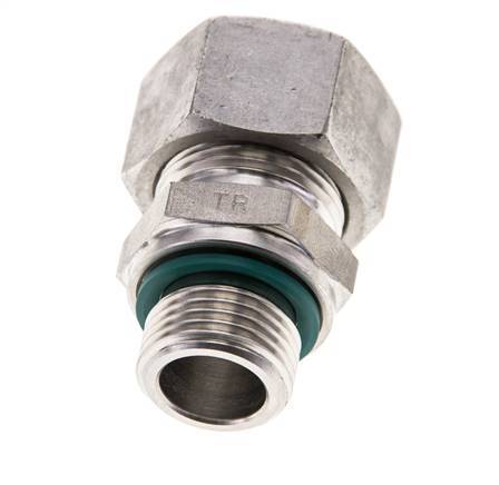 15L & M18x1.5 Stainless Steel Straight Cutting Fitting with Male Threads 315 bar FKM ISO 8434-1