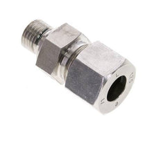 12S & M14x1.5 Stainless Steel Straight Cutting Fitting with Male Threads 630 bar FKM ISO 8434-1