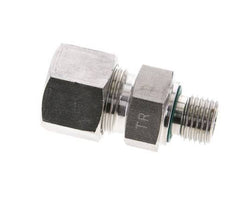 12S & M14x1.5 Stainless Steel Straight Cutting Fitting with Male Threads 630 bar FKM ISO 8434-1