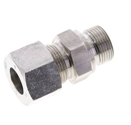 16S & M22x1.5 Stainless Steel Straight Cutting Fitting with Male Threads 400 bar FKM ISO 8434-1