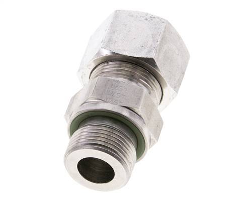 16S & M22x1.5 Stainless Steel Straight Cutting Fitting with Male Threads 400 bar FKM ISO 8434-1