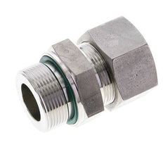 30S & M42x2 Stainless Steel Straight Cutting Fitting with Male Threads 400 bar FKM ISO 8434-1