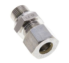 12L & M16x1.5 Stainless Steel Straight Compression Fitting with Male Threads 315 bar FKM ISO 8434-1