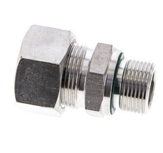18L & M22x1.5 Stainless Steel Straight Compression Fitting with Male Threads 315 bar FKM ISO 8434-1
