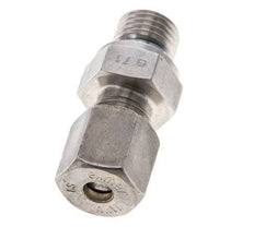 6S & M14x1.5 Stainless Steel Straight Compression Fitting with Male Threads 500 bar FKM ISO 8434-1