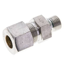 12S & M14x1.5 Stainless Steel Straight Compression Fitting with Male Threads 400 bar FKM ISO 8434-1