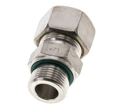 20S & M27x2 Stainless Steel Straight Compression Fitting with Male Threads 250 bar FKM ISO 8434-1