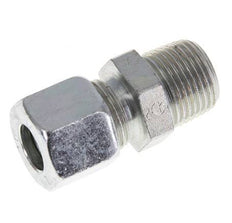 10L & R3/8'' Zink plated Steel Straight Cutting Fitting with Male Threads 315 bar ISO 8434-1