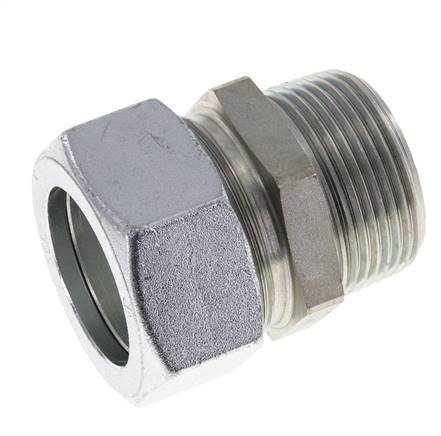 35L & R1-1/4'' Verzinkt Stalen Rechte Snijringkoppeling Buitendraad 160bar ISO 8434-1