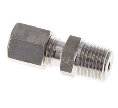 6L & R1/4'' RVS Rechte Knelfitting Buitendraad 315bar ISO 8434-1