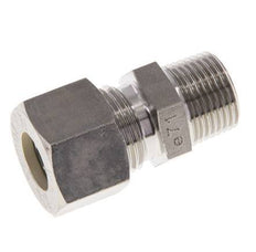 12L & R3/8'' RVS Rechte Knelfitting Buitendraad 315bar ISO 8434-1
