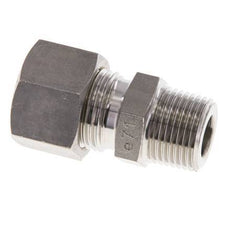 12L & R3/8'' RVS Rechte Knelfitting Buitendraad 315bar ISO 8434-1