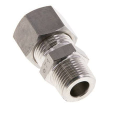 12L & R3/8'' RVS Rechte Knelfitting Buitendraad 315bar ISO 8434-1