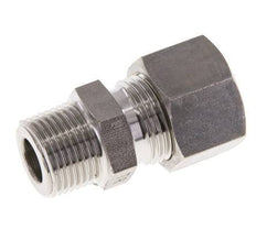 12L & R3/8'' RVS Rechte Knelfitting Buitendraad 315bar ISO 8434-1