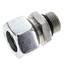 22L & UNF 7/8''-14 Zink plated Steel Straight Cutting Fitting with Male Threads 160 bar ISO 8434-1