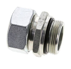 35L & UN 1-5/8''-12 Zink plated Steel Straight Cutting Fitting with Male Threads 160 bar ISO 8434-1