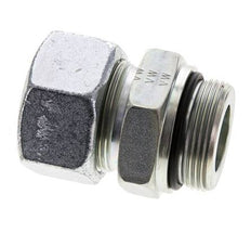 30S & UN 1-5/8''-12 Zink plated Steel Straight Cutting Fitting with Male Threads 400 bar ISO 8434-1