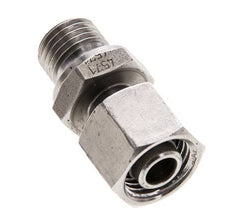 10L & M14x1.5 RVS Rechte Draaidoorvoer Buitendraad 315bar FKM Verstelbaar ISO 8434-1