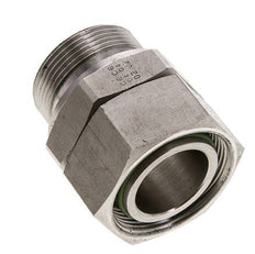 35L & M42x2 RVS Rechte Draaidoorvoer Buitendraad 160bar FKM Verstelbaar ISO 8434-1