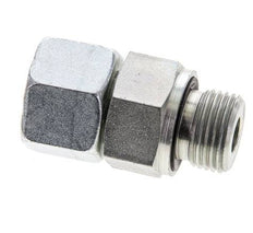 12S & M18x1.5 Zink plated Steel Straight Swivel with Male Threads 630 bar NBR O-ring Sealing Cone Adjustable ISO 8434-1