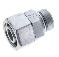 25S & M33x2 Zink plated Steel Straight Swivel with Male Threads 400 bar NBR O-ring Sealing Cone Adjustable ISO 8434-1