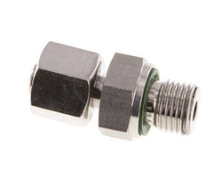 8L & G1/4'' Stainless Steel Straight Swivel with Male Threads 315 bar FKM Adjustable ISO 8434-1