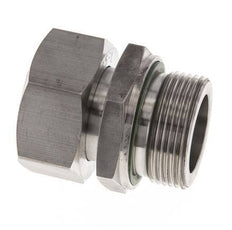 35L & G1-1/4'' RVS Rechte Draaidoorvoer Buitendraad 160bar FKM Verstelbaar ISO 8434-1