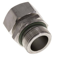 35L & G1-1/4'' RVS Rechte Draaidoorvoer Buitendraad 160bar FKM Verstelbaar ISO 8434-1