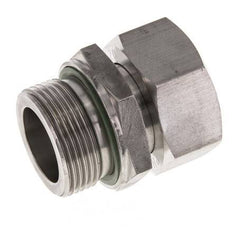 35L & G1-1/4'' RVS Rechte Draaidoorvoer Buitendraad 160bar FKM Verstelbaar ISO 8434-1