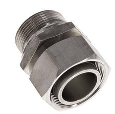 35L & G1-1/4'' RVS Rechte Draaidoorvoer Buitendraad 160bar FKM Verstelbaar ISO 8434-1