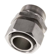 35L & G1-1/4'' RVS Rechte Draaidoorvoer Buitendraad 160bar FKM Verstelbaar ISO 8434-1