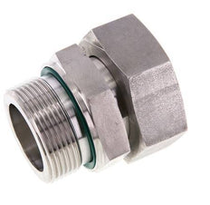 42L & G1-1/2'' RVS Rechte Draaidoorvoer Buitendraad 160bar FKM Verstelbaar ISO 8434-1