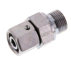 10L & G3/8'' Verzinkt Stalen Rechte Draaidoorvoer Buitendraad 315bar NBR O-ring en Afdichtconus Verstelbaar ISO 8434-1