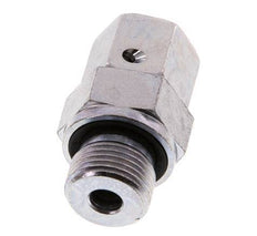 10L & G3/8'' Verzinkt Stalen Rechte Draaidoorvoer Buitendraad 315bar NBR O-ring en Afdichtconus Verstelbaar ISO 8434-1