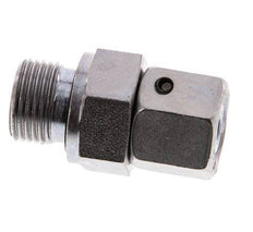 10L & G3/8'' Verzinkt Stalen Rechte Draaidoorvoer Buitendraad 315bar NBR O-ring en Afdichtconus Verstelbaar ISO 8434-1