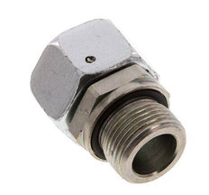 22L & G3/4'' Verzinkt Stalen Rechte Draaidoorvoer Buitendraad 160bar NBR O-ring en Afdichtconus Verstelbaar ISO 8434-1