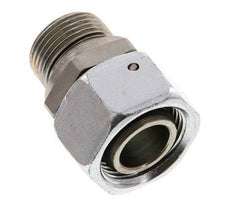22L & G3/4'' Verzinkt Stalen Rechte Draaidoorvoer Buitendraad 160bar NBR O-ring en Afdichtconus Verstelbaar ISO 8434-1