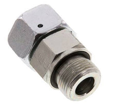 20S & G3/4'' Verzinkt Stalen Rechte Draaidoorvoer Buitendraad 400bar NBR O-ring en Afdichtconus Verstelbaar ISO 8434-1