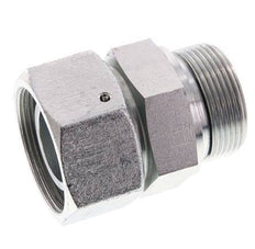 38S & G1-1/2'' Zink plated Steel Straight Swivel with Male Threads 315 bar NBR O-ring Sealing Cone Adjustable ISO 8434-1