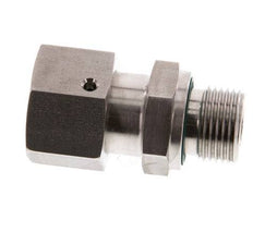 12S & G3/8'' Stainless Steel Straight Swivel with Male Threads 630 bar FKM O-ring Sealing Cone Adjustable ISO 8434-1