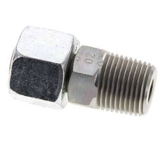 14S & 1/2'' NPT Verzinkt Stalen Rechte Draaidoorvoer Buitendraad 630bar Verstelbaar ISO 8434-1