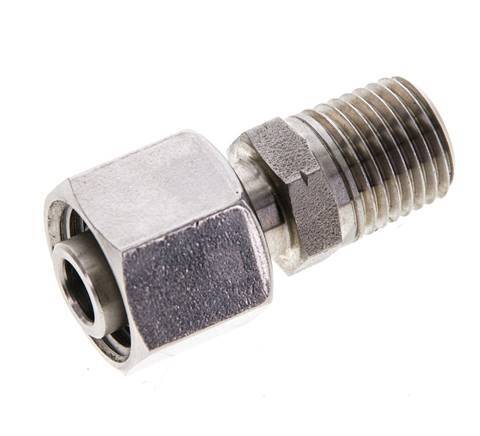 10L & 1/4'' NPT RVS Rechte Draaidoorvoer Buitendraad 315bar Verstelbaar ISO 8434-1
