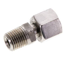 10L & 1/4'' NPT RVS Rechte Draaidoorvoer Buitendraad 315bar Verstelbaar ISO 8434-1