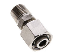 10L & 1/4'' NPT RVS Rechte Draaidoorvoer Buitendraad 315bar Verstelbaar ISO 8434-1