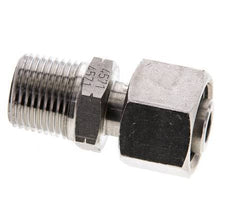 12L & 3/8'' NPT RVS Rechte Draaidoorvoer Buitendraad 315bar Verstelbaar ISO 8434-1