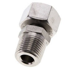 15L & 1/2'' NPT RVS Rechte Draaidoorvoer Buitendraad 315bar Verstelbaar ISO 8434-1