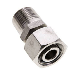 15L & 1/2'' NPT RVS Rechte Draaidoorvoer Buitendraad 315bar Verstelbaar ISO 8434-1