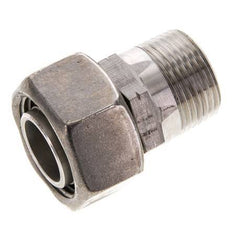 22L & 3/4'' NPT RVS Rechte Draaidoorvoer Buitendraad 160bar Verstelbaar ISO 8434-1